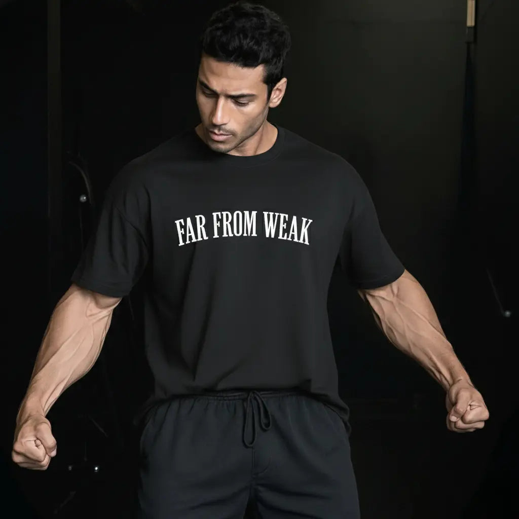 FAR FROM WEAK OVERSIZED T SHIRT